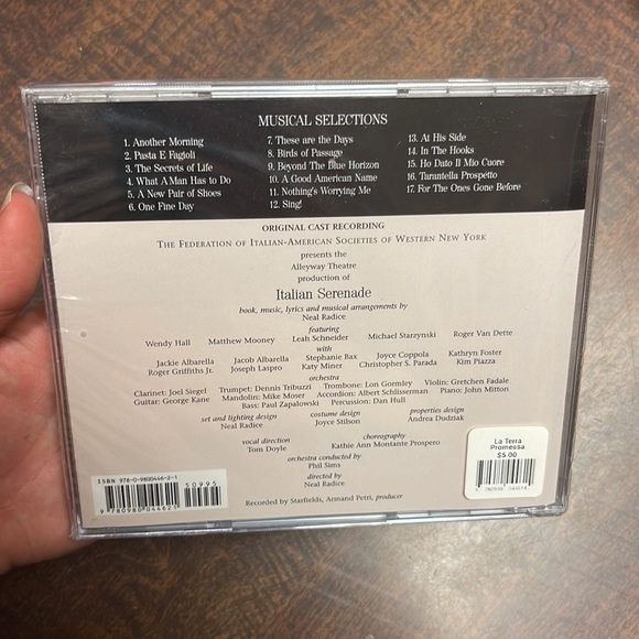 Italian Serenade CD A Musical Celebration for Cent’anni - Picture 2 of 6